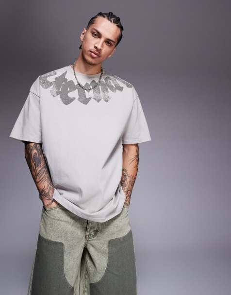 Liquor N Poker graphic t-shirt in beige - view 1