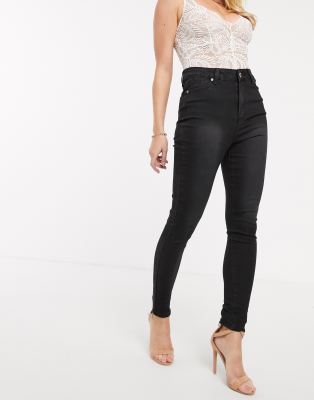 asos black skinny jeans womens