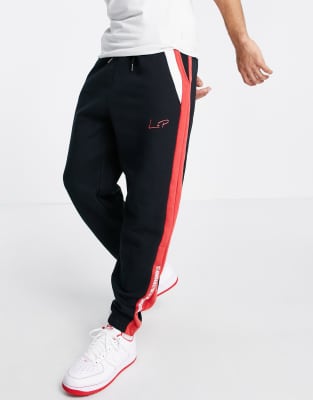 black joggers white drawstring