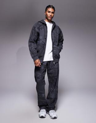 Liquor N Poker oversized camo print zip hoodie and jogger co-ord in multi | ASOS