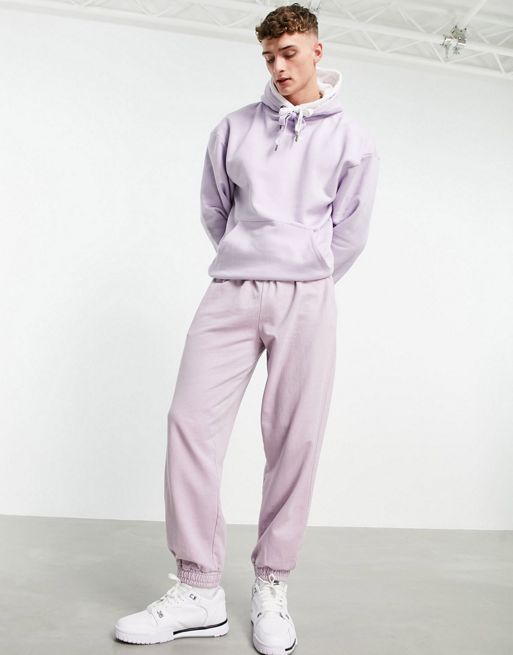 Liquor N Poker Plain Lilac Denim Jacket in Purple for Men