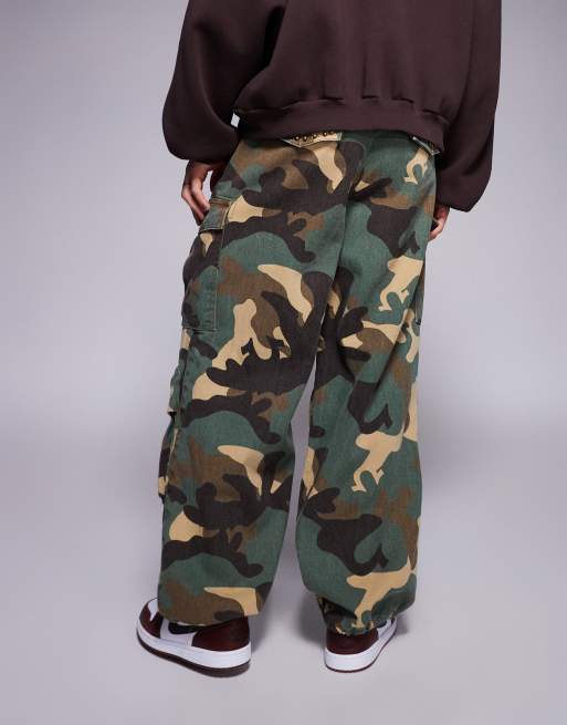Liquor N Poker - Pantalon cargo motif camouflage - Multicolore, 3 de 5