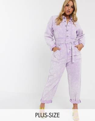 denim boiler suit plus size