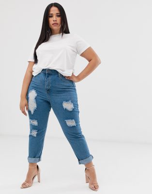 plus size boyfriend jean