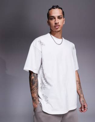 Liquor N Poker Royal Emblem Back Print Relaxed T-shirt