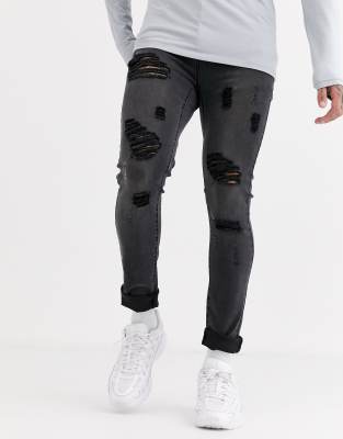 asos grey jeans