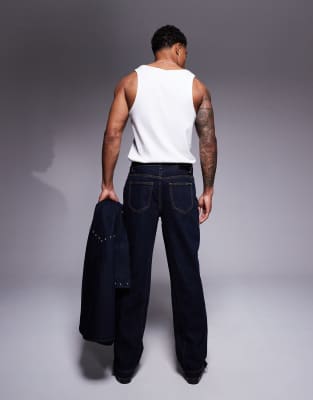 Liquor N Poker Stud Denim Shirt