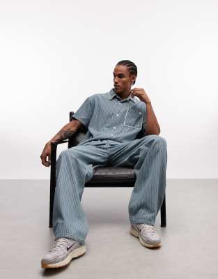 Liquor N Poker Super Baggy Jeans In Multi