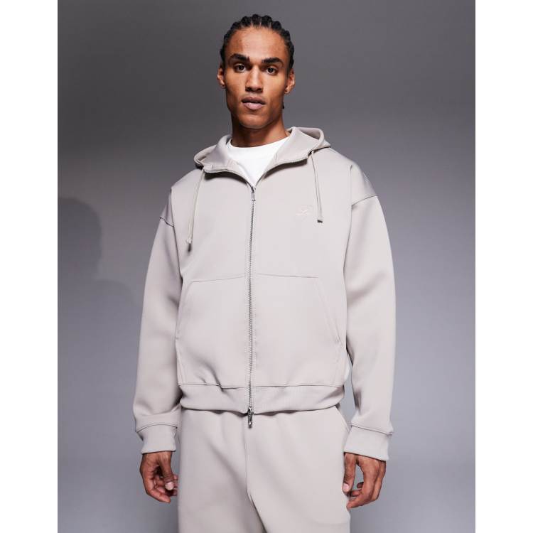 Sweat Femme Avia Couleur Taupe – Quart Zip Et Coupe Confortable Taille L