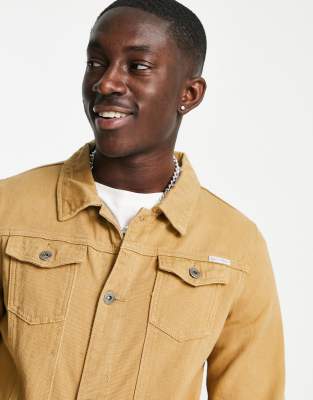 liquor and poker tan denim jacket