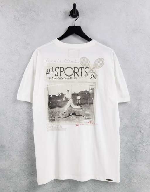 Liquor N Poker – Tennis Club – Biały T-shirt z nadrukiem