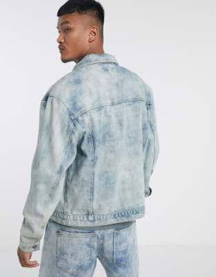 cloud wash denim jacket