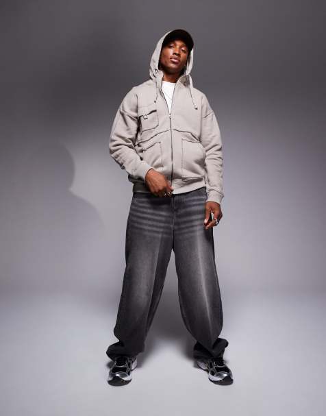 Liquor N Poker utility hoodie in mauve  - view 1