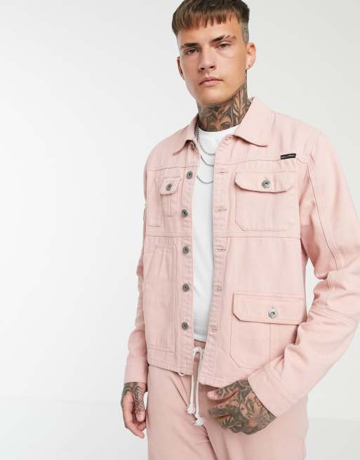 Liquor N Poker co-ord in dusty pink, 2 of 3