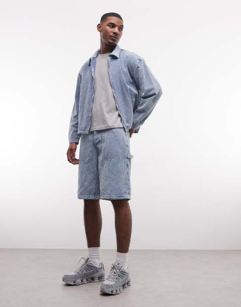 Liquor N Poker washed corduroy denim set in blue - view 1