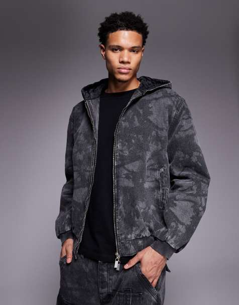 Liquor N Poker zane zip up jacket co-ord in real tree camo - view 1