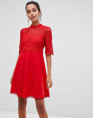 lace overlay top for dress