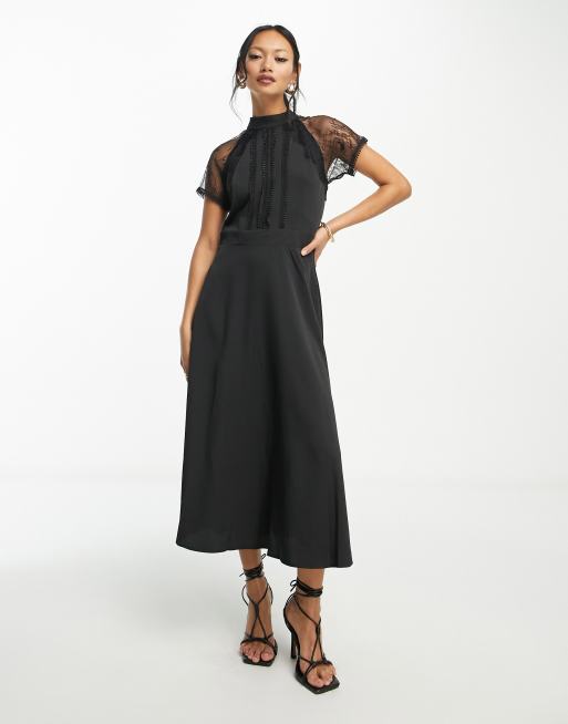 Midi length a line on sale dresses