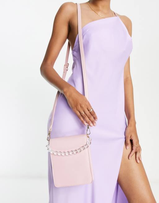 Liquorish - Bruidsmeisjes - Schoudertas met flap in roze