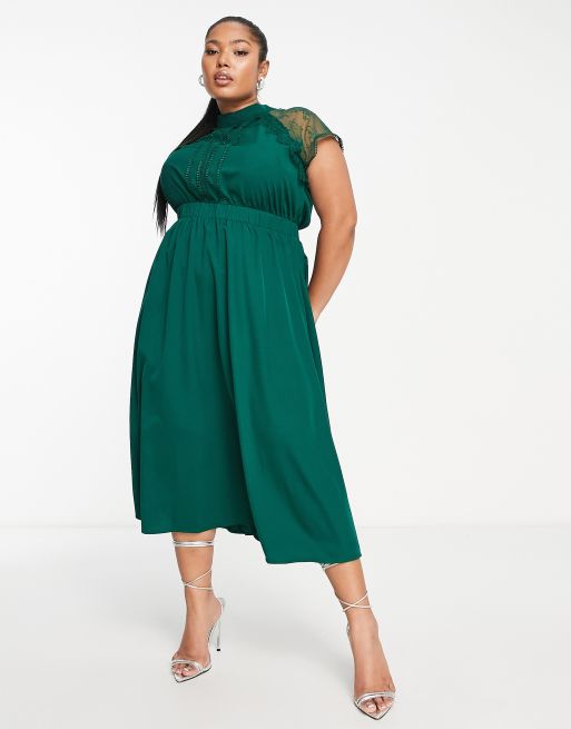 A line midi dress plus size sale