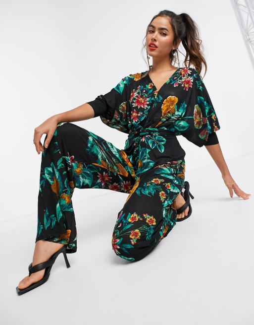 Asos tropical jumpsuit on sale