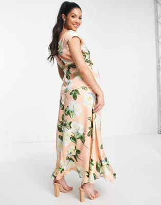 Peach Maternity Dresses