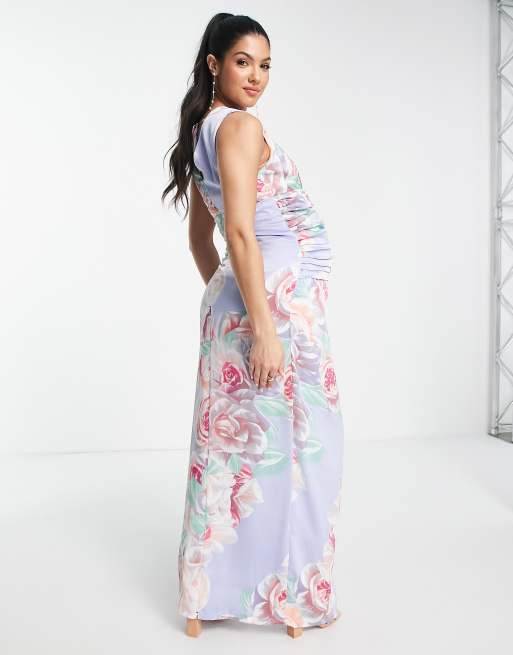 Wrap Maternity Maxi Dress | Rosemary