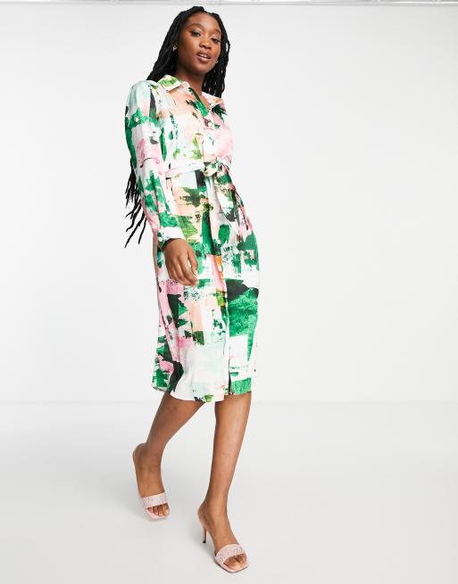 Warehouse scarf hotsell print dress