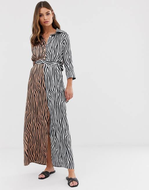 Zebra print cheap shirt dress tesco