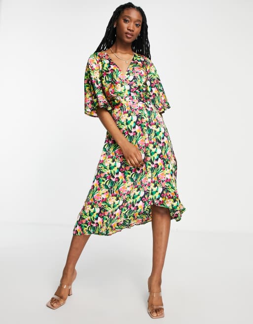 Asos midi outlet wrap dress