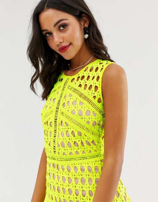 Neon Yellow Lace