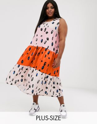 leopard print dress orange