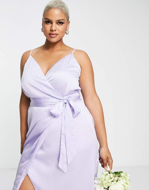 Plus size clearance lilac bridesmaid dresses