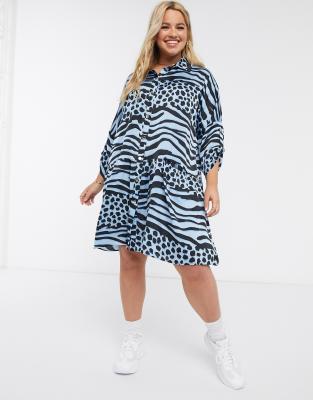 oversized shirt dress plus size