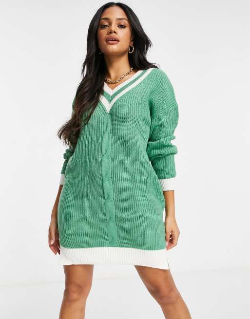 Varsity deals sweater dress