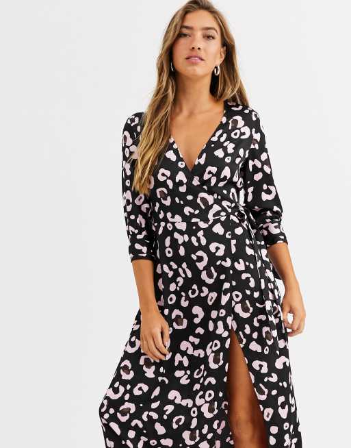 Robe longue discount noire cache cache