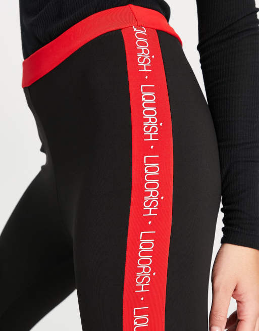 Liquorish Ski Base Layer Seamless Tights In Black – Liquorish Online