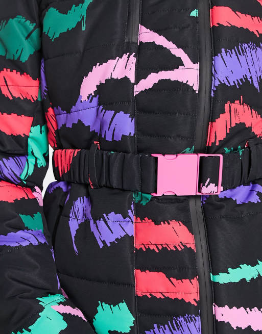 Multi coloured waterproof jacket clearance