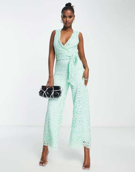 Asos store lace jumpsuit