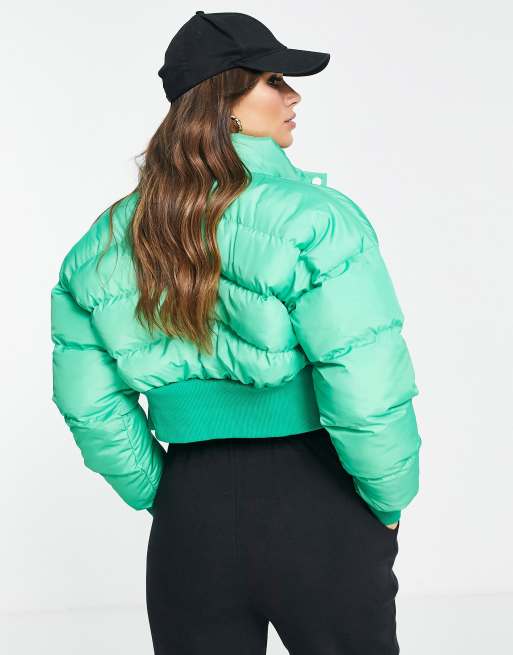 Super cropped store puffer jacket