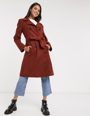 trench coat marron