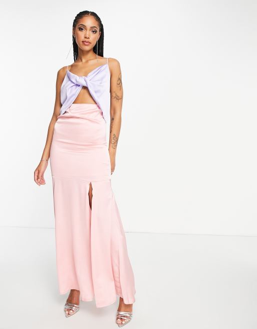 Vestito blu e rosa cheap