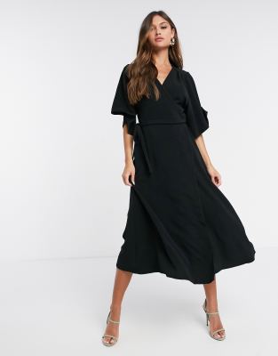 liquorish wrap dress