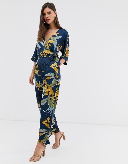 Jumpsuit tropical hot sale print