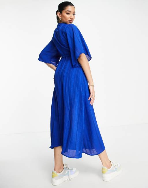 Asos cobalt blue outlet dress