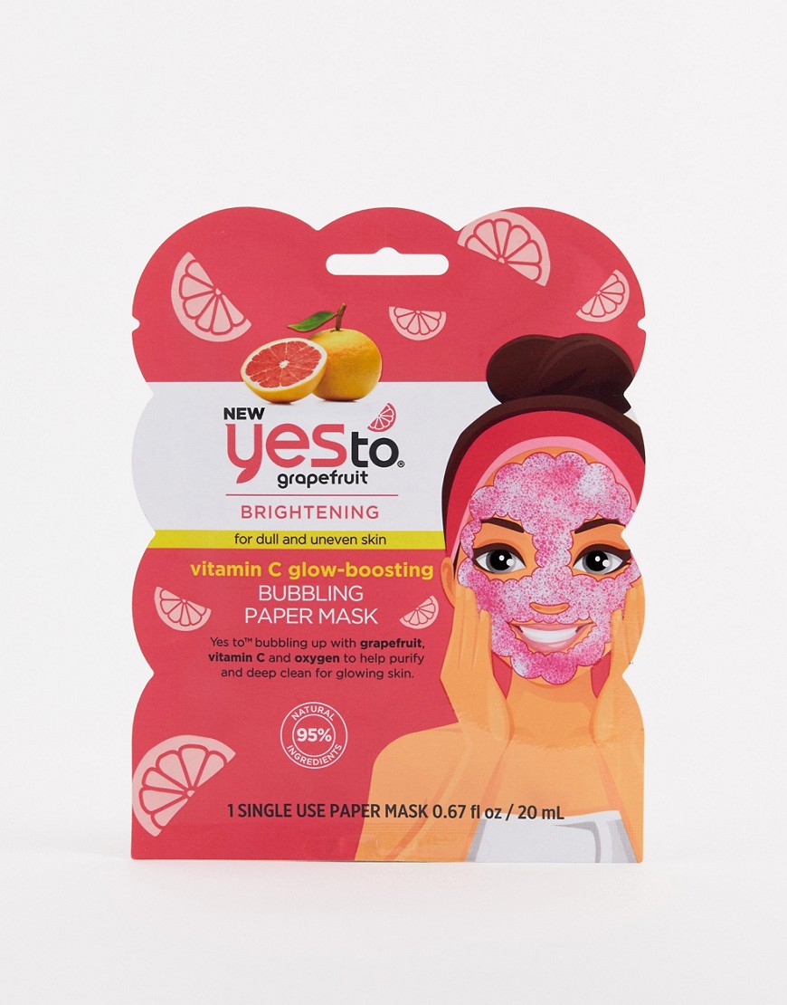 фото Листовая маска для лица yes to grapefruit - одноразовое использование-бесцветный
