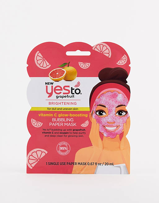 Листовая маска для лица Yes To Grapefruit - Одноразовое использование