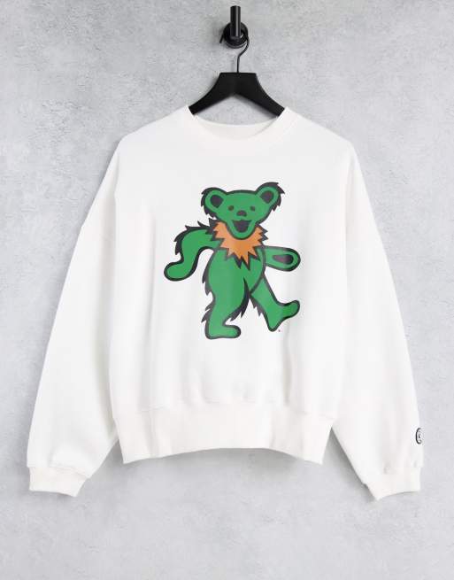 Litte Sunny Bite oversized sweatshirt with grateful dead dancing bear  graphic