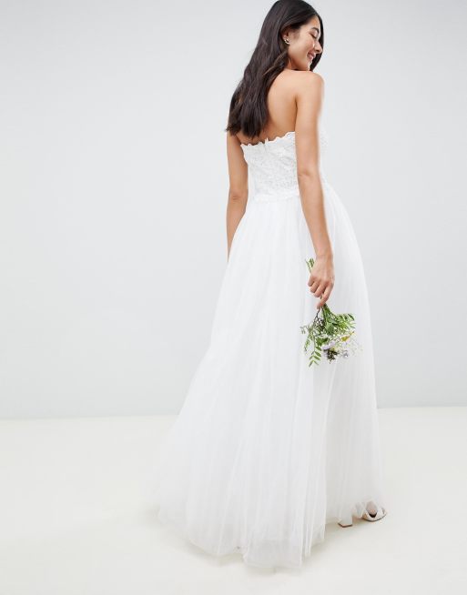 asos princess wedding dress