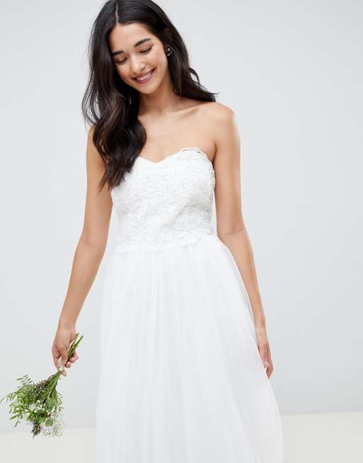 asos princess wedding dress